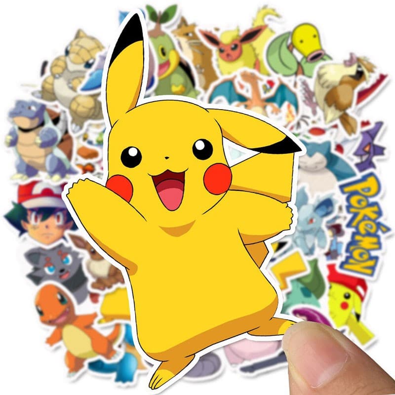50 Pokemon Stickers • Pokemon Winkel