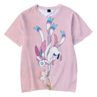 T-Shirt Pokémon Nymphali Fleur