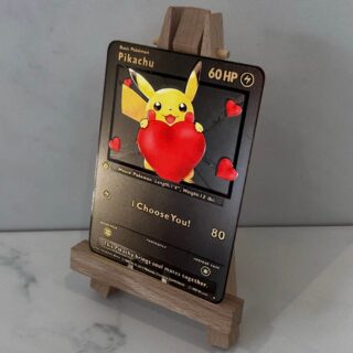 Home Carte Pokémon en Métal Saint-Valentin