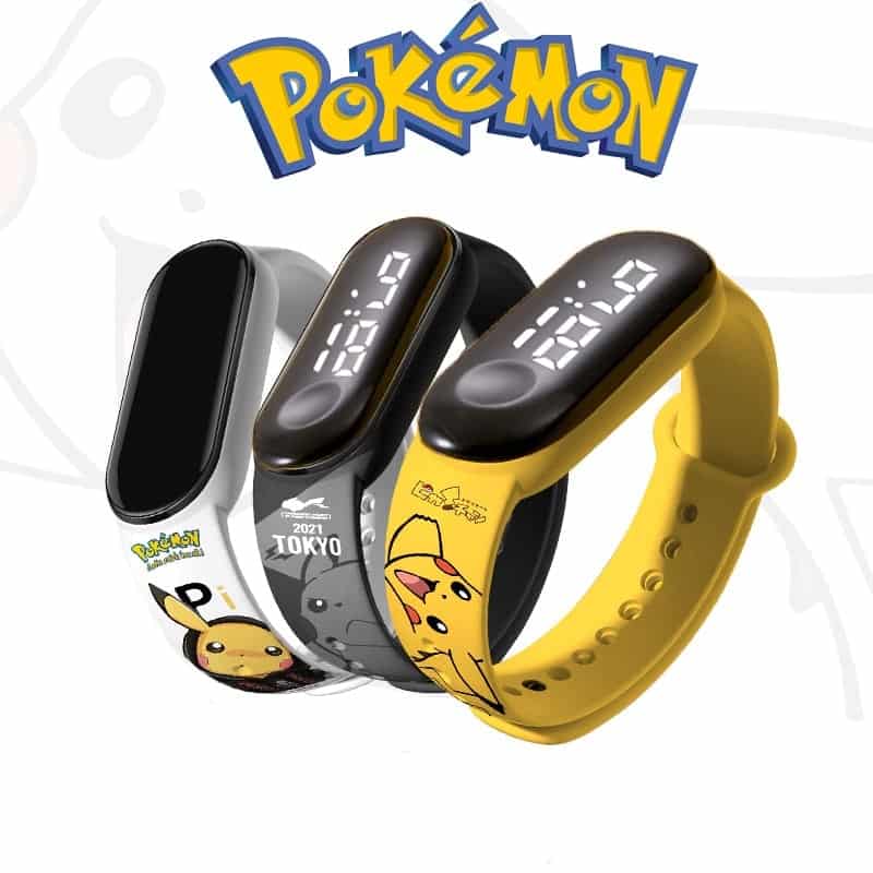 Elektronisch Pokemon Pikachu Horloge Montre électronique Pokémon Pikachu